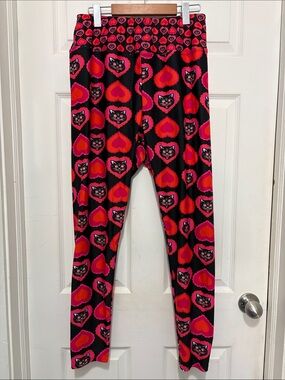 Blackbird Studios Cat and Heart Leggings